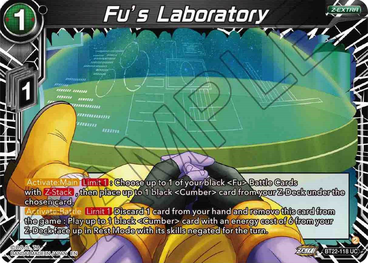 Fu's Laboratory (BT22-118) [Critical Blow] | Odin's Place