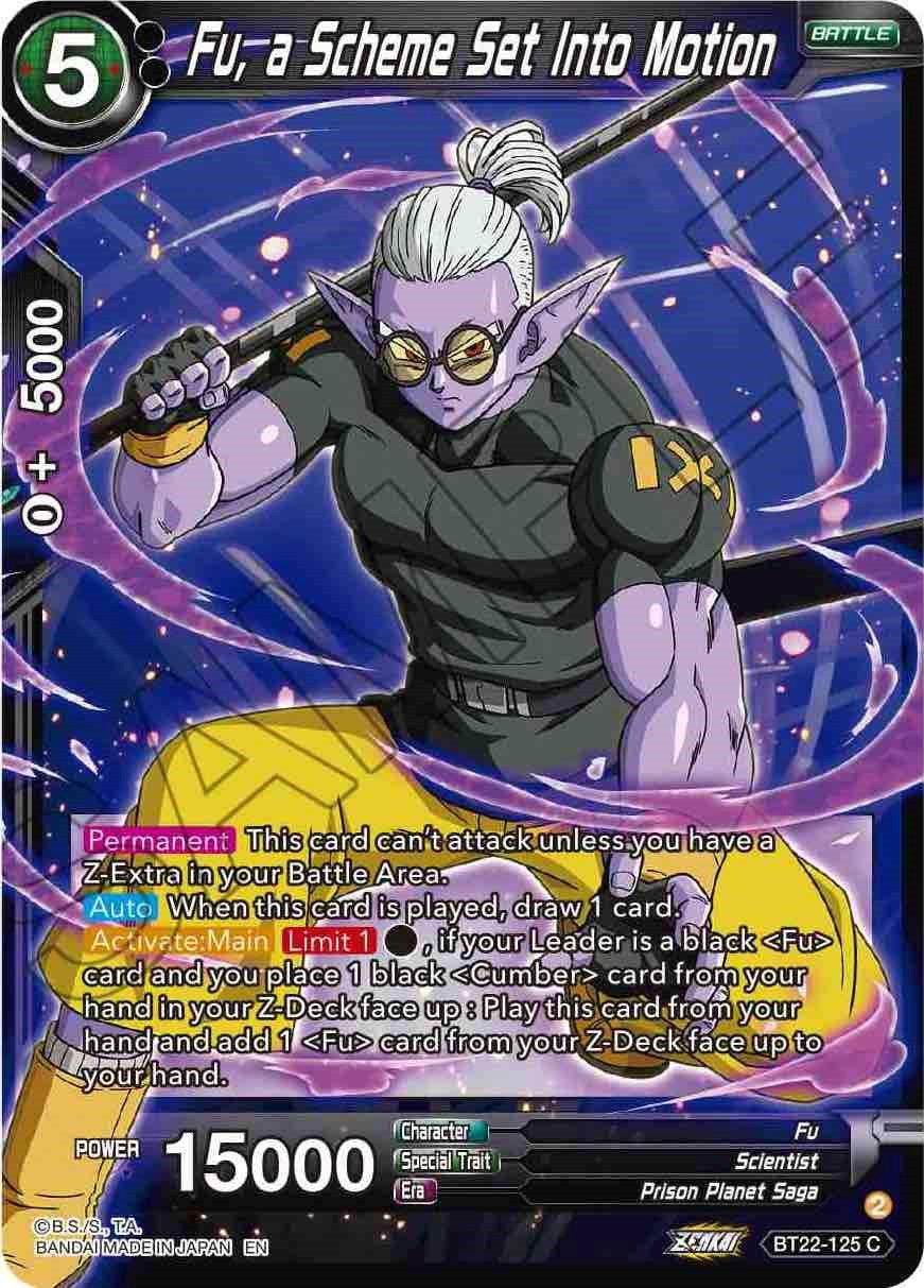 Fu, a Scheme Set Into Motion (BT22-125) [Critical Blow] | Odin's Place