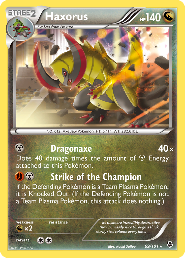 Haxorus (69/101) [Black & White: Plasma Blast] | Odin's Place