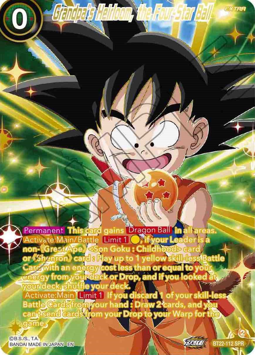 Grandpa's Heirloom, the Four Star Ball (SPR) (BT22-112) [Critical Blow] | Odin's Place