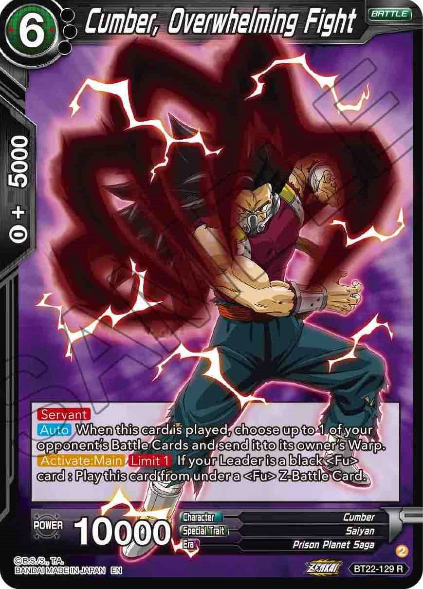 Cumber, Overwhelming Fight (BT22-129) [Critical Blow] | Odin's Place