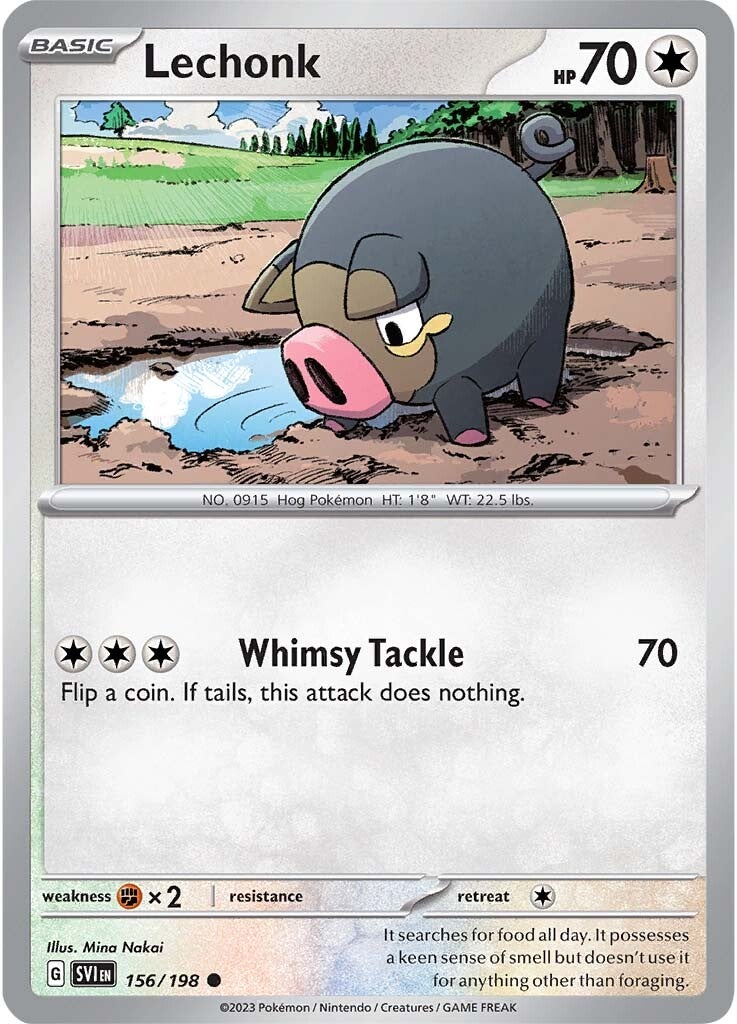Lechonk (156/198) [Scarlet & Violet: Base Set] | Odin's Place