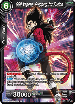 SS4 Vegeta, Prepping for Fusion (BT14-127) [Cross Spirits] | Odin's Place