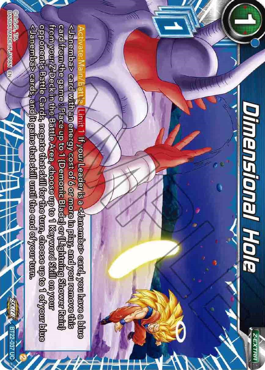 Dimensional Hole (BT22-037) [Critical Blow] | Odin's Place