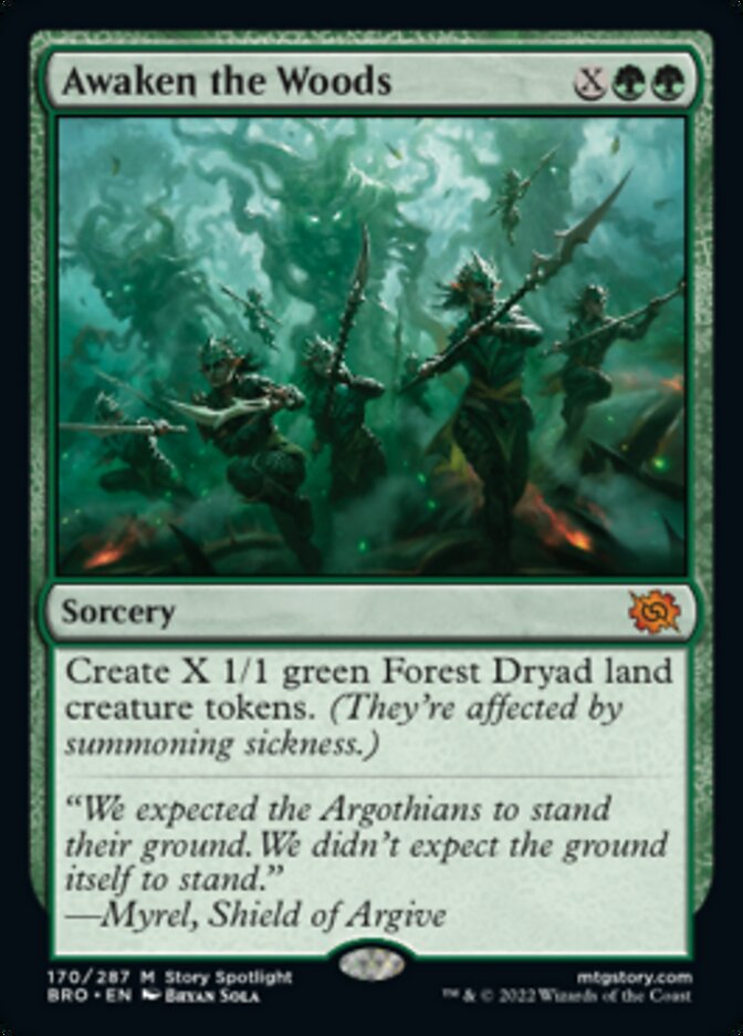 Awaken the Woods (Promo Pack) [The Brothers' War Promos] | Odin's Place