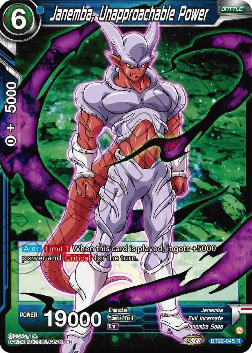 Janemba, Unapproachable Power (BT22-045) [Critical Blow] | Odin's Place