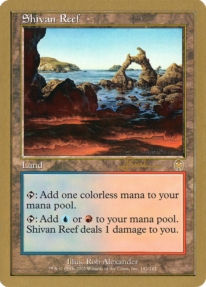 Shivan Reef (Antoine Ruel) [World Championship Decks 2001] | Odin's Place