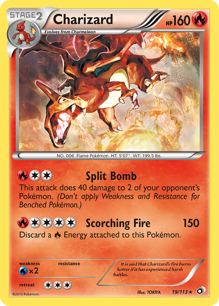 Charizard (19/113) [Black & White: Legendary Treasures] | Odin's Place