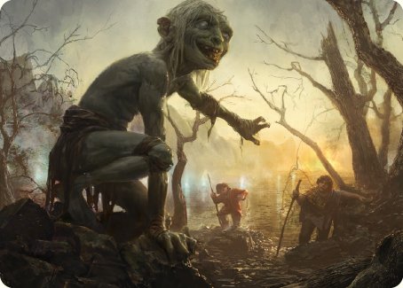 Smeagol, Helpful Guide Art Card [The Lord of the Rings: Tales of Middle-earth Art Series] | Odin's Place