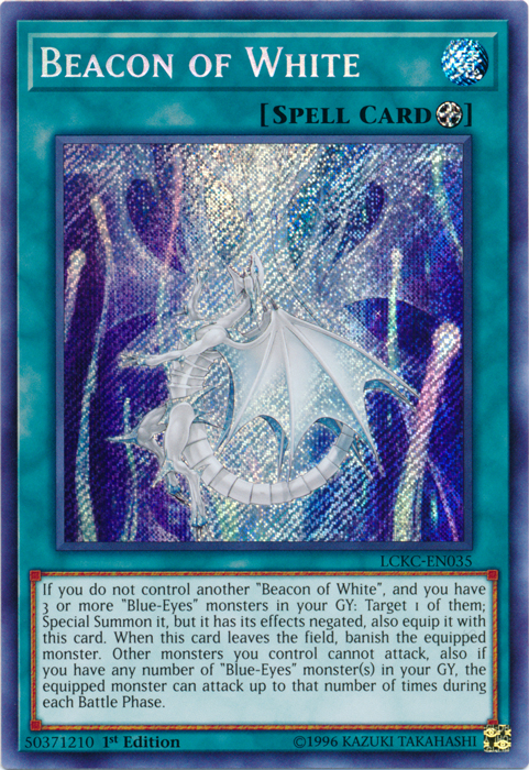 Beacon of White [LCKC-EN035] Secret Rare | Odin's Place