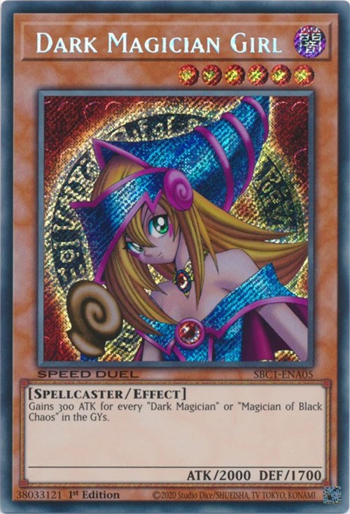 Dark Magician Girl [SBC1-ENA05] Secret Rare | Odin's Place