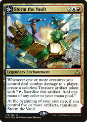 Storm the Vault // Vault of Catlacan [Rivals of Ixalan Prerelease Promos] | Odin's Place