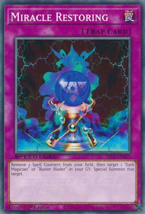 Miracle Restoring [SBC1-ENA17] Common | Odin's Place