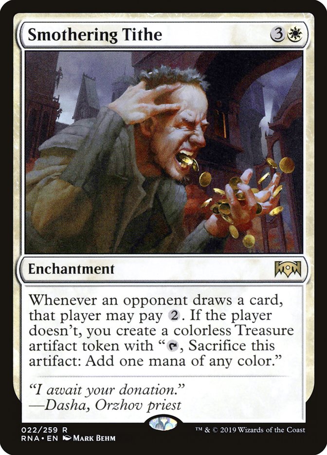 Smothering Tithe (22) [Ravnica Allegiance] | Odin's Place
