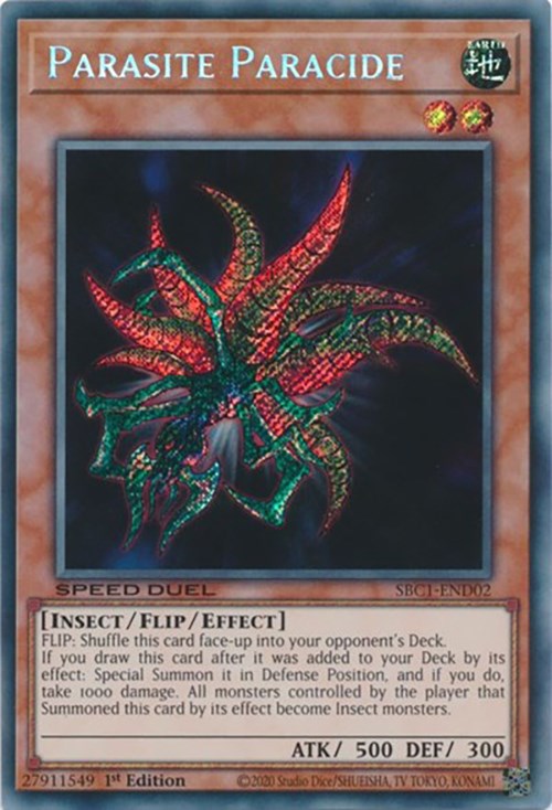 Parasite Paracide [SBC1-END02] Secret Rare | Odin's Place