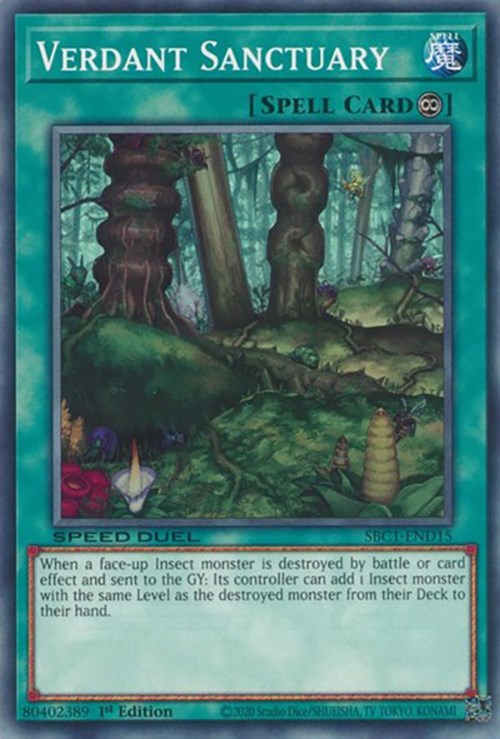 Verdant Sanctuary [SBC1-END15] Common | Odin's Place
