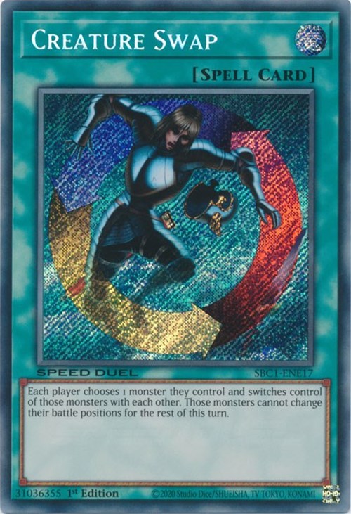 Creature Swap [SBC1-ENE17] Secret Rare | Odin's Place