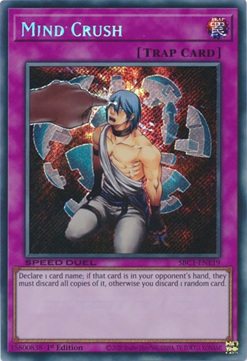 Mind Crush (Secret Rare) [SBC1-ENE19] Secret Rare | Odin's Place