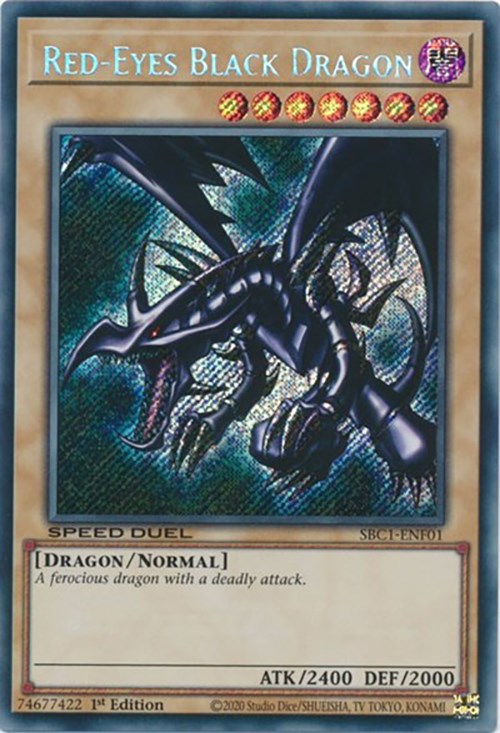 Red-Eyes Black Dragon [SBC1-ENF01] Secret Rare | Odin's Place