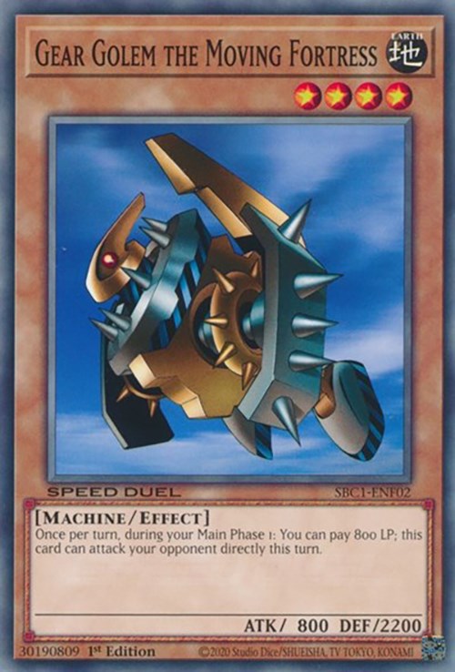 Gear Golem the Moving Fortress [SBC1-ENF02] Common | Odin's Place