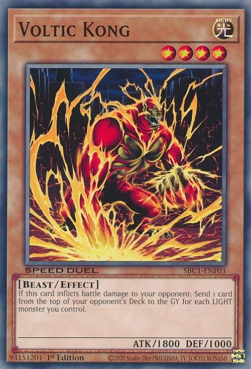 Voltic Kong [SBC1-ENF03] Common | Odin's Place