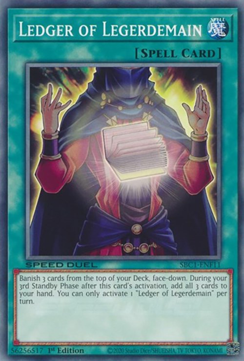 Ledger of Legerdemain [SBC1-ENF11] Common | Odin's Place