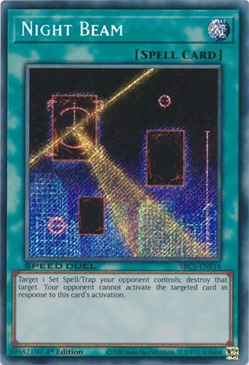 Night Beam [SBC1-ENF14] Secret Rare | Odin's Place