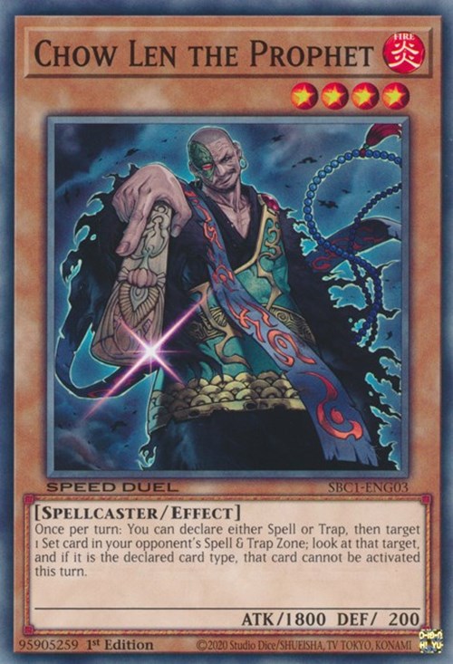 Chow Len the Prophet [SBC1-ENG03] Common | Odin's Place