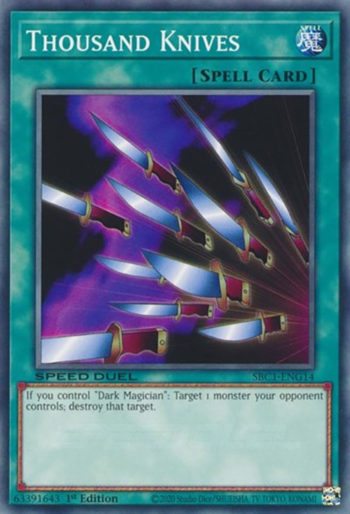 Thousand Knives [SBC1-ENG14] Common | Odin's Place