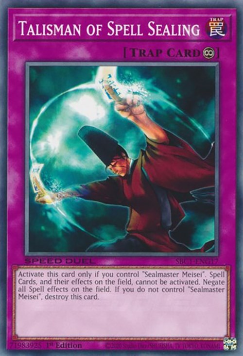 Talisman of Spell Sealing [SBC1-ENG17] Common | Odin's Place