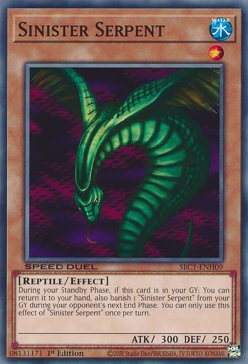Sinister Serpent [SBC1-ENH09] Common | Odin's Place