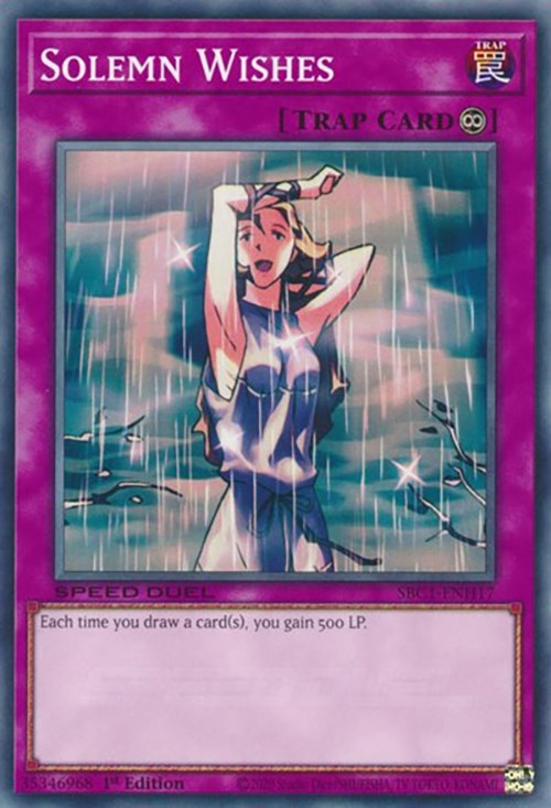 Solemn Wishes [SBC1-ENH17] Common | Odin's Place