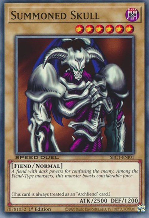 Summoned Skull [SBC1-ENI01] Common | Odin's Place