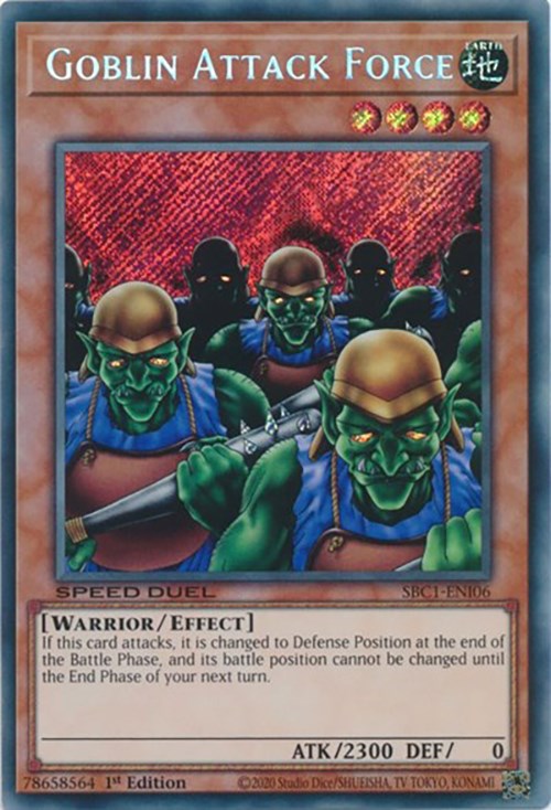 Goblin Attack Force [SBC1-ENI06] Secret Rare | Odin's Place