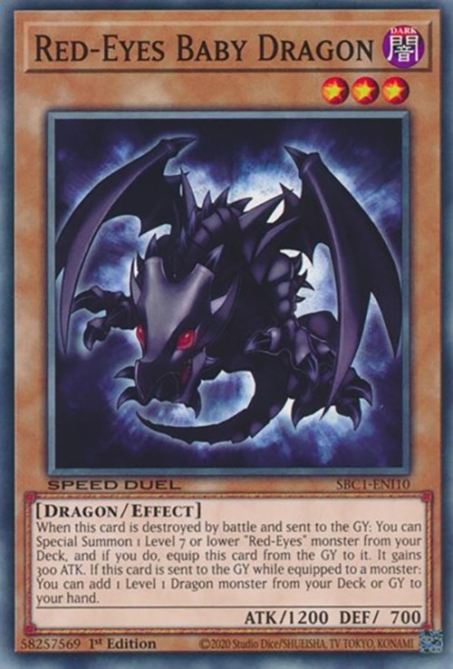 Red-Eyes Baby Dragon [SBC1-ENI10] Common | Odin's Place