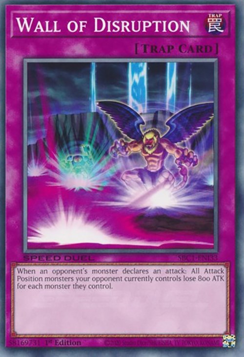 Wall of Disruption [SBC1-ENI33] Common | Odin's Place