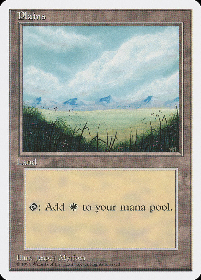 Plains (No Trees, Signature on Bottom Right) [Introductory Two-Player Set] | Odin's Place