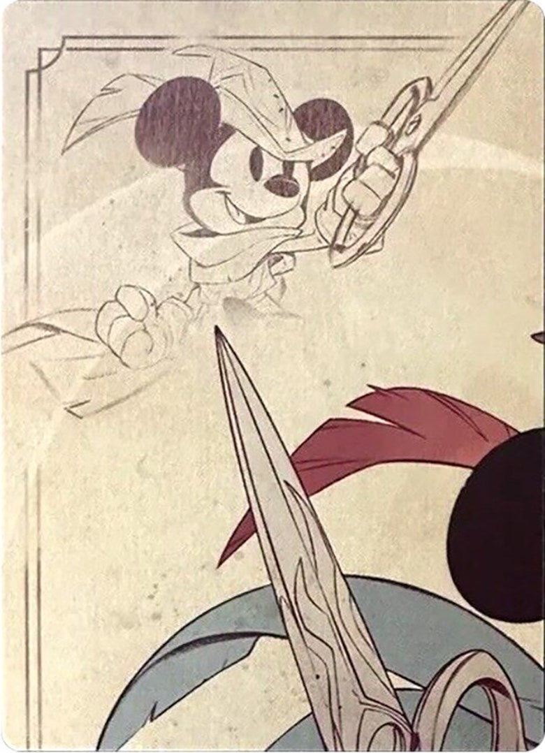 Mickey Mouse - Brave Little Tailor Puzzle Insert (Top Left) [The First Chapter] | Odin's Place