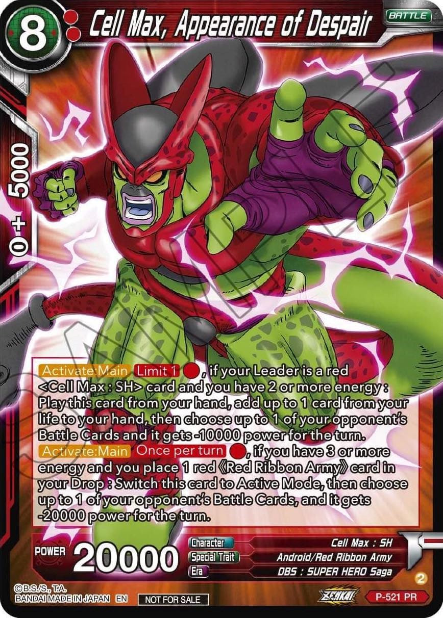 Cell Max, Appearance of Despair (Zenkai Series Tournament Pack Vol.5) (P-521) [Tournament Promotion Cards] | Odin's Place
