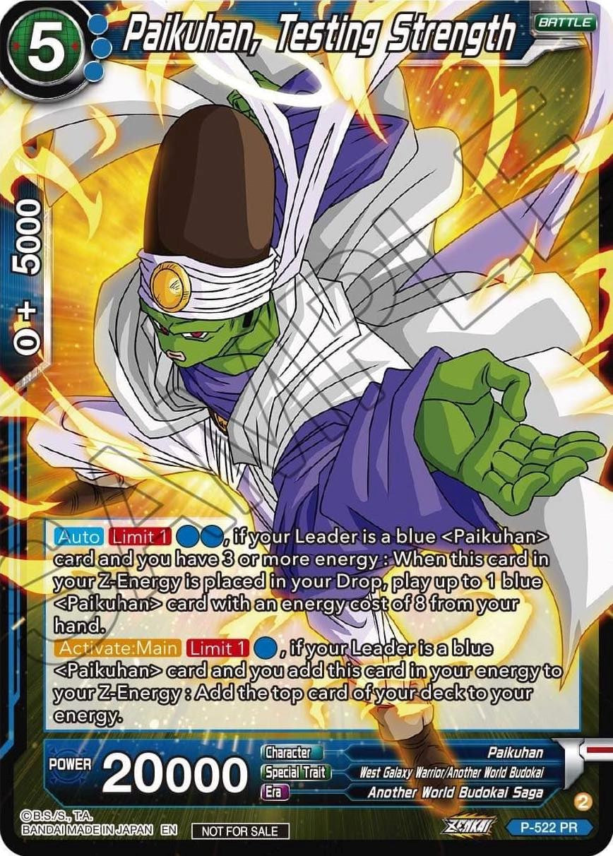 Paikuhan, Testing Strength (Zenkai Series Tournament Pack Vol.5) (P-522) [Tournament Promotion Cards] | Odin's Place