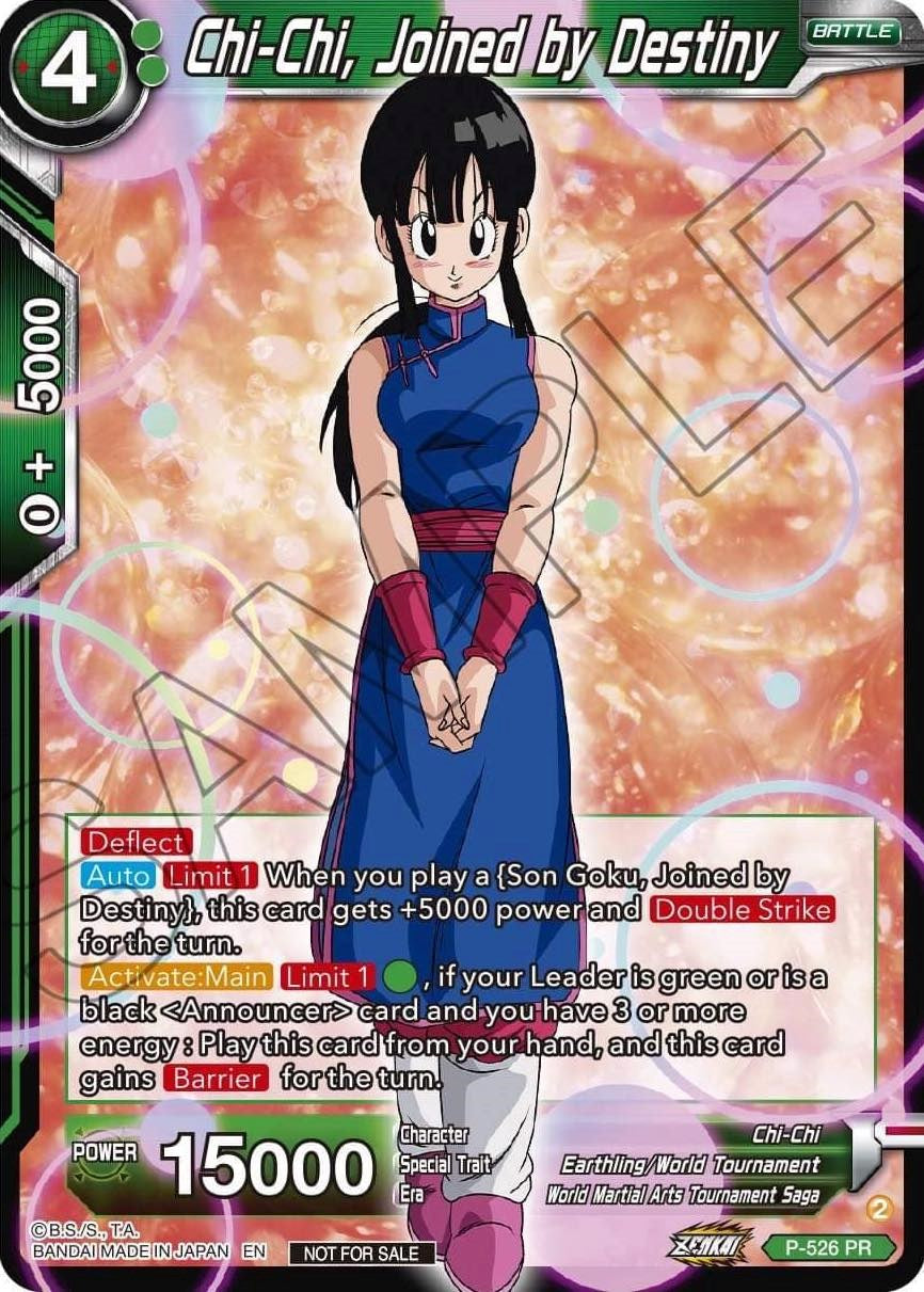 Chi-Chi, Joined by Destiny (Zenkai Series Tournament Pack Vol.5) (P-526) [Tournament Promotion Cards] | Odin's Place