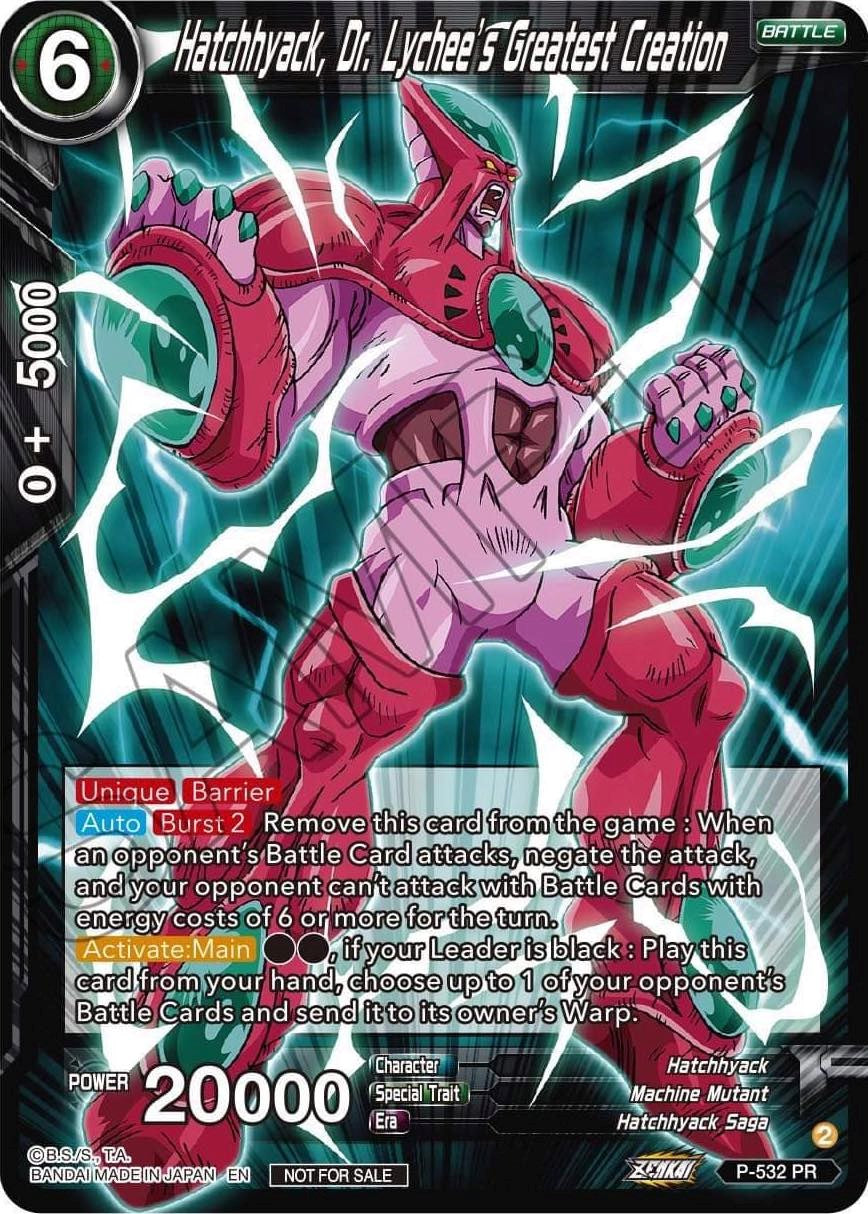 Hatchhyack, Dr. Lychee's Greatest Creation (Zenkai Series Tournament Pack Vol.5) (P-532) [Tournament Promotion Cards] | Odin's Place