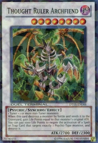 Thought Ruler Archfiend [DT05-EN088] Super Rare | Odin's Place
