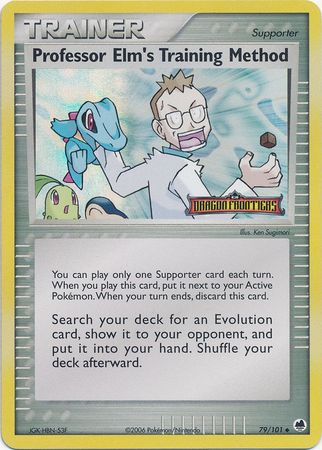 Professor Elm's Training Method (79/101) (Stamped) [EX: Dragon Frontiers] | Odin's Place