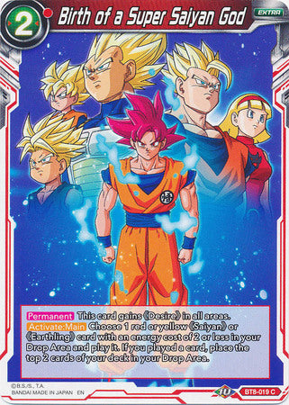 Birth of a Super Saiyan God (BT8-019) [Malicious Machinations] | Odin's Place