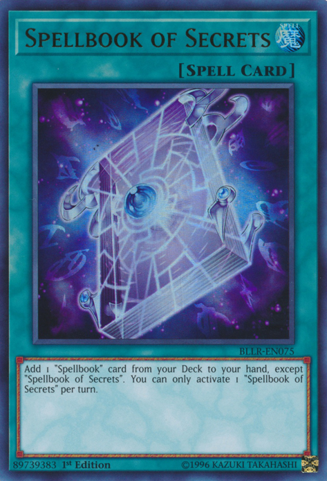 Spellbook of Secrets [BLLR-EN075] Ultra Rare | Odin's Place