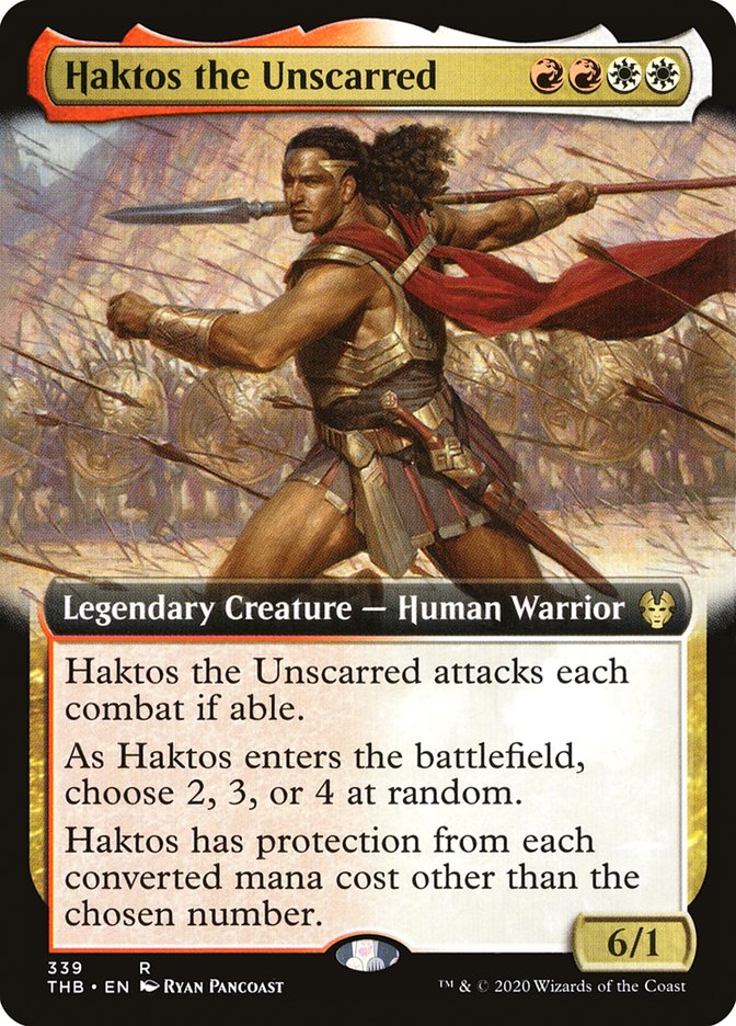 Haktos the Unscarred (Extended Art) [Theros Beyond Death] | Odin's Place