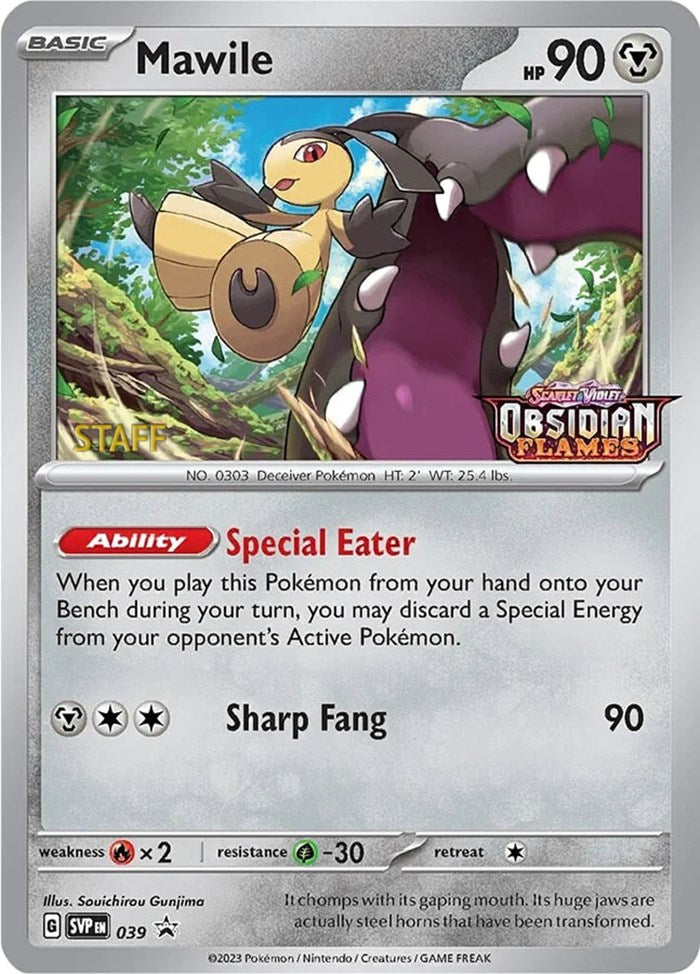 Mawile (039) (Stamped) (Staff) [Scarlet & Violet: Black Star Promos] | Odin's Place