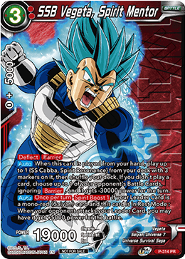 SSB Vegeta, Spirit Mentor (Winner Stamped) (P-314) [Tournament Promotion Cards] | Odin's Place