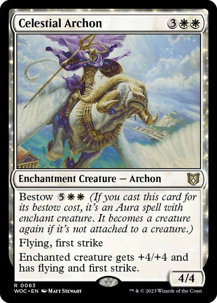 Celestial Archon [Wilds of Eldraine Commander] | Odin's Place